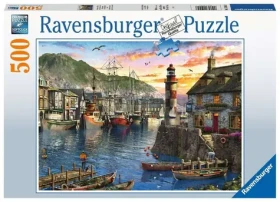 Ravensburger Východ slunce v přístavu 500 dílků