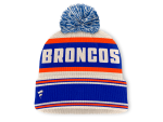 Fanatics Pánská zimní čepice Denver Broncos NFL Heritage Parcel Cuffed Knit Hat with Pom