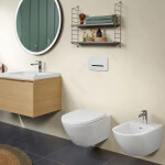 VILLEROY & BOCH - Subway 3.0 Závěsný bidet 560x375 mm, s přepadem, otvor pro baterii, CeramicPlus, alpská bílá 447000R1