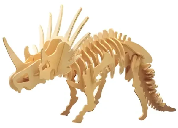 WOODCRAFT Dřevěné 3D puzzle Styracosaurus