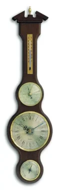 TFA 45.3004.03 - Meteostanice kaplička s teploměrem vlhkoměrem barometrem a hodinami (TFA45.3004.03)