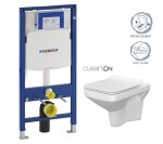 GEBERIT Duofix bez tlačítka + WC CERSANIT CLEANON COMO + SEDÁTKO 111.300.00.5 CO1