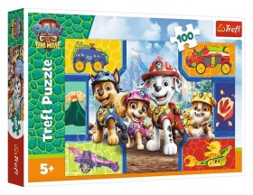 Puzzle Tlapková patrola: Dinosauří film 100 dílků