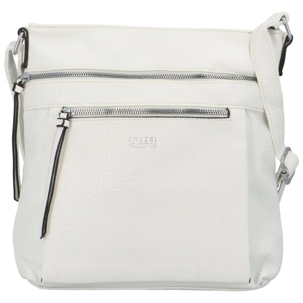 Stylová dámská crossbody kabelka Orniva, bílá