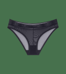 Dámská tanga Tempting Sheer Highleg Tai BLACK černé 0004 TRIUMPH BLACK