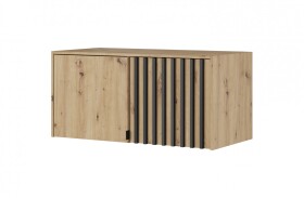 FRONTI Rozšíření ke skříni NELLY 2D dub artisan + černá