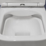KERRA - Miska WC závěsná Tinos se sedátkem (bílé lesklé) 5907548115232