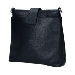 Dámská kožená crossbody kabelka Lara sweet, tmavě modrá
