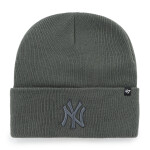 47 Brand Pánská zimní čepice New York Yankees MLB Haymaker ’47 CUFF KNIT Charcoal