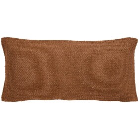 Ib Laursen Povlak na polštář Tone-in-Tone Rust Stripes 35 × 80 cm, oranžová barva, textil