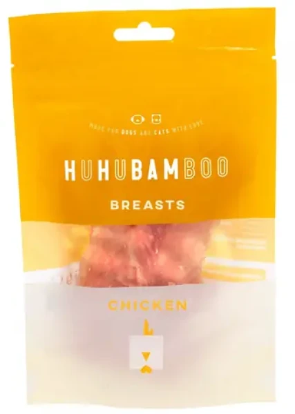 Huhubamboo Kuřecí prsa / Pamlsky pro psy / masové / 75 g (354041)