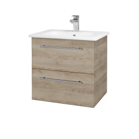 Dřevojas - Umyvadlová skříňka GIO SZZ2 60 - D17 Colorado / Úchytka T02 / D17 Colorado 201999B