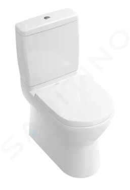 VILLEROY & BOCH - O.novo WC kombi mísa, Vario odpad, CeramicPlus, alpská bílá 565810R1