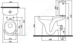 Laufen - Platina Sprchová vanička čtvrtkruh, 1000 x 1000 mm - s protihlukovými podložkami, bílá/antislip H2150196000401