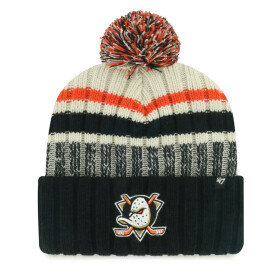 47 Brand Pánská zimní čepice Anaheim Ducks NHL Long Range ’47 CUFF KNIT Natural