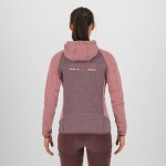 KARPOS W Camoscio Full Zip Hoodie, Huckleberry/Deco Rose velikost: S