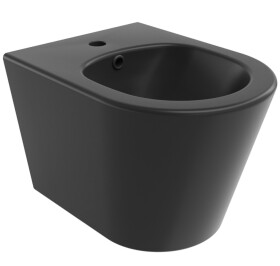 Erga Vento, závěsný bidet 485x360x320 mm, černá matná, ERG-V03-VENTO-BD-BK
