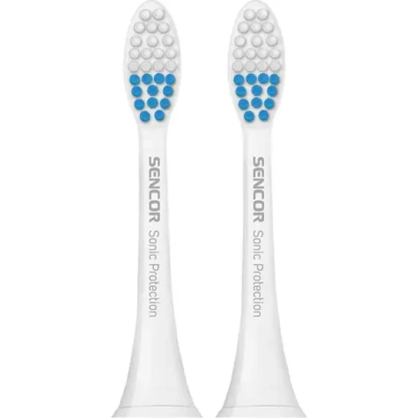 SENCOR SOX 017 Náhradní Sensitive hlavice pro kartáček bílá (2ks) / pro SENCOR SOC 1x/2x/3x (8590669333400)