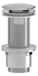 SAPHO - Umyvadlová výpust 5/4“, neuzavíratelná, velká zátka, 10-80, ABS/chrom CV1232