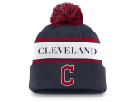Nike Pánská zimní čepice Cleveland Guardians MLB Peak Standard Cuff Pom Beanie