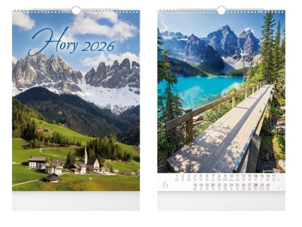 Hory 2026 - nástěnný kalendář