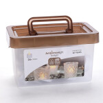 Sada 24 ks čajových LED svíček s časovačem