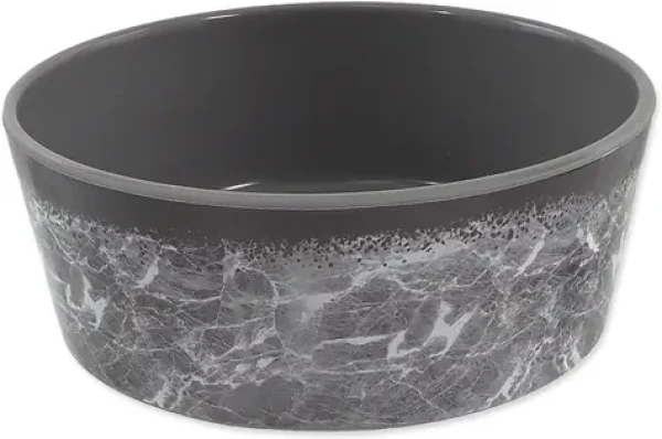 Dog Fantasy Miska vzor mramor šedá 15cm 500 ml (454-807006)