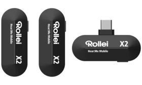 Rollei Hear:Me Mobile X2 / Klopový mikrofon (2x vysílač + 1x přijímač) / USB-C (28713)