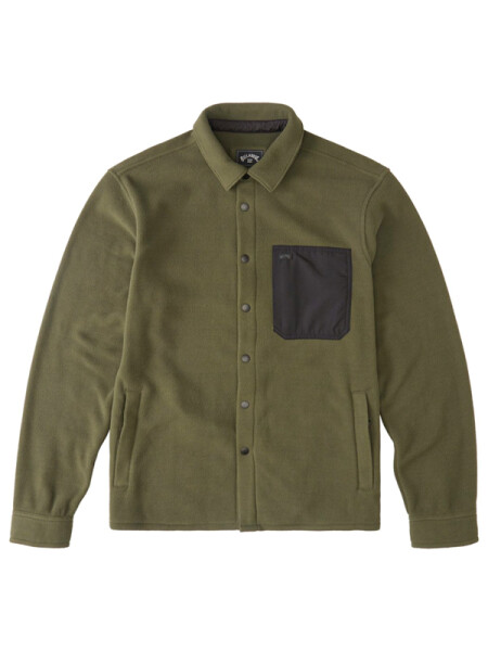 Billabong FURNACE EXPLORER dark olive pánská mikina na zip - L