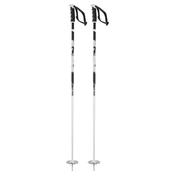 Lyžařské hole Salomon STEEP, White/Black délka: 130