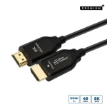 MicroConnect Premium Ultra High Speed 40 m černá / Propojovací kabel HDMI / HDMI 2.1 / 8K 7680×4320 / 120 Hz (HDM191940V2.1OP)