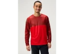 Endura Singletrack Core Printed Tee pánský dres dlouhý rukáv Flame Red vel. L