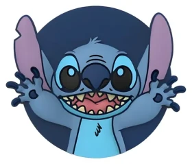 PopSockets PopGrip Luxe PopOuts Stitch / Držák telefonu / Odnímatelný vršek / bezdrátové nabíjení (112621)