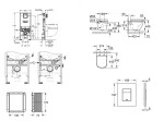 GROHE - Rapid SLX Set předstěnové instalace, klozetu, sedátka SoftClose a tlačítka Skate Cosmopolitan, Moon White SANI11BB3111