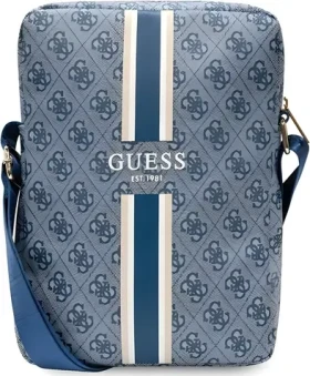 GUESS 4G Stripes modrá / Pouzdro na tablet / 10" (GUTB10P4RPSB)
