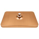 REA - Obdélníková dešťová sprcha JS-032 Brushed Copper REA-P0397