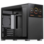 Jonsbo D31 Screen černá / Micro-ATX / 1x USB-C 3.1 / 1x USB-A 3.0 / bez zdroje / průhledná bočnice / displej (D31 STD BLACK SC)