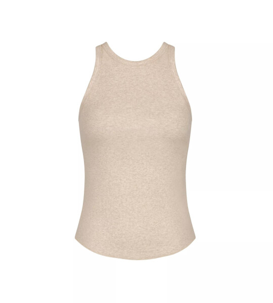 Dámské tílko GO Ribbed Tank Top GRAY béžové M013 SLOGGI GRAY