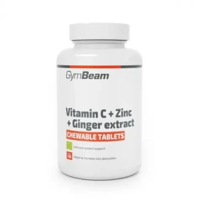 Vitamín C + Zinek + extrakt ze zázvoru tablety na cucání - GymBeam (90 tab.) (36004-1-90tab)