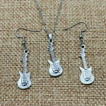 Dovoz Náhrdelník + náušnice kytara