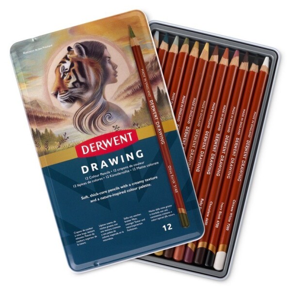 Sada pastelek Drawing Derwent -12ks