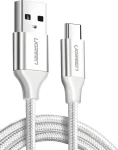Ugreen bílá / Kabel USB-A - USB-C / QC 3.0 / 3 m (60409)