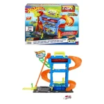 Mattel Hot Wheels City color shifters automyčka s otočným tunelem