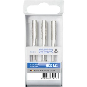 GSR 00706170 ruční závitník 3dílná metrický M5 0.8 pravotočivý DIN 352 HSS-G 1 ks