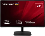 23,8" Viewsonic VA2432-MHD-3 černá / Monitor / IPS / 1920x1080 / 100 Hz / 1ms / 250 cd/m2 / HDMI / DP / VGA / VESA (VA2432-MHD-3)