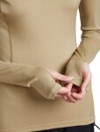 ICEBREAKER Wmns 300 MerinoFine Polar LS Roll Neck, Cumin (vzorek) velikost: S