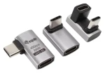 Equip 133478 / USB-C adaptér 180° / USB4 / 40 Gbps / PD 240W / 3 ks (133478)