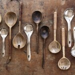 MADAM STOLTZ Salátový příbor Dark Mango Wood, přírodní barva, dřevo