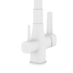 INVENA - Dřezová baterie s filtrem Glamour Trend, bílá BZ-02-F02-V