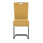 Jídelní židle, žlutá, látka, DCL-E2008 YEL2